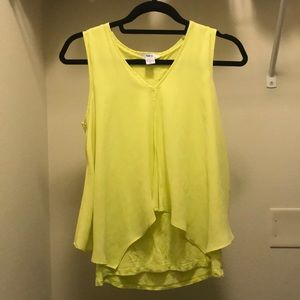 Bright yellow dress shirt